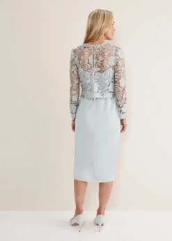 Phase Eight Adeline Double Layer Lace Dress, Eau De Nil/Mint Green -EleganceWear Store phase eight adeline double layer lace dress eau de nil mint green1