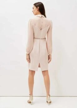 Phase Eight Avah Embellished Fitted Dress, Cameo/Light Blush 5 Phase Eight Avah Embellished Fitted Dress, Cameo/Light Blush -EleganceWear Store phase eight avah embellished fitted dress cameo light blush2 e1641979251438