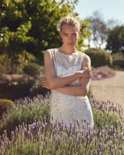 Phase Eight Hope Embellished Wedding Dress, Ivory