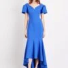 Phase Eight Maddi Bardot Maxi Dress, Cornflower Blue