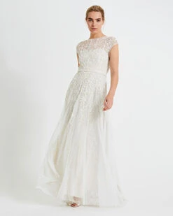 Phase Eight Mylee Embellished Wedding Dress, Ivory