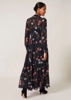 Phase Eight Noeva Floral Maxi Dress, Slate/Grey/Multi -EleganceWear Store phase eight noeva floral maxi dress slate grey multi1 e1597147074783