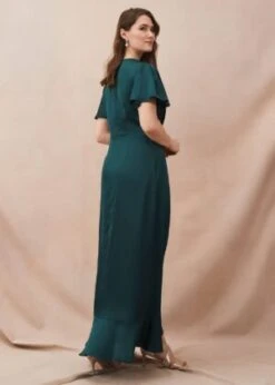 Phase Eight Philippa Frill Maxi Dress, Dark Green 3 Phase Eight Philippa Frill Maxi Dress, Dark Green -EleganceWear Store phase eight philippa frill maxi dress dark green1 e1618933690539
