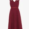 Phase Eight Romy Tulle Bridesmaid Dress, Merlot Red