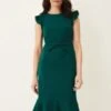 Phase Eight Stella Bow Detail Dress, Green