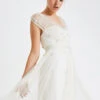 Phase Eight Yazmina Floral Applique Wedding Dress, Ivory