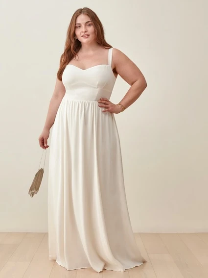 Reformation Hollyhock Bridal Dress ES, Ivory 1 Reformation Hollyhock Bridal Dress ES, Ivory