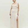 Reformation Westerly Dress Bridal Maxi Dress, Ivory