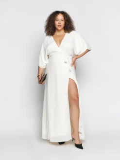 Reformation Winslow Bridal Maxi Dress Es, Ivory