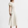 Reiss Eleni Cap Sleeve Maxi Dress, White