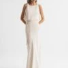 Reiss Ida Cowl Neck Bridesmaid Dress, Ivory