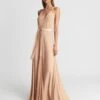 Reiss Isabella Strappy Maxi Dress, Nude
