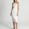 Reiss RIANA Colourblock Bodycon Dress, White