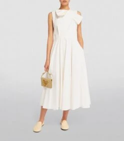 ROKSANDA Brigitte Midi Dress, Ivory