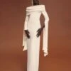 SOLACE LONDON Arden Off-the-shoulder Draped Maxi Dress, Ivory