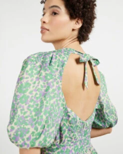 Ted Baker ANGLSEY Leopard Dress, Green/Multi