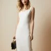 Ted Baker ASTRIID Seam Detail Pencil Dress, Ivory