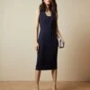 Ted Baker ASTRIID Seam Detail Pencil Dress, Navy