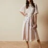 Ted Baker ERLA Bouquet Midi Floral Dress, Light Pink/Blush/Multi