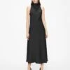Ted Baker JOIYA Cowl Neck Sleeveless Midi Dress, Black