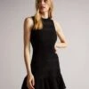Ted Baker Maleko Lace Stitch Dress, Black