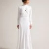 Ted Baker Mayrose Draped Sequin Embellished Maxi Dress, White