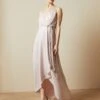 Ted Baker NUALLA Waterfall Wrap Maxi Dress, Light Pink/Blush