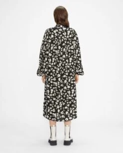 Ted Baker WILMY Longline Pussy Bow Dress, Black/White -EleganceWear Store ted baker wilmy longline pussy bow dress black white1 scaled e1642173525202