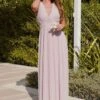 TFNC Jesabel Mink Maxi Bridesmaid Dress