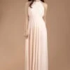 TFNC Serene Nude Maxi Bridesmaid Dress