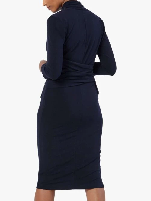 The Fold Arlington Dress, Navy 2 The Fold Arlington Dress, Navy - Image 2