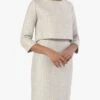 The Fold Northcote Tweed Dress, White