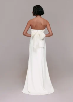 Whistles Ellis Strapless Wedding Dress, Ivory -EleganceWear Store whistles ellis strapless wedding dress ivory1