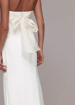 Whistles Ellis Strapless Wedding Dress, Ivory -EleganceWear Store whistles ellis strapless wedding dress ivory3