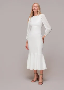 Whistles Loretta Sequin Wedding Dress, Ivory