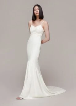 Whistles Sylvie Bodice Wedding Dress, Ivory