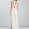 Whistles Tie Back Maxi Dress, Ivory
