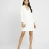 Y.A.S Exclusive Bridal Blazer Dress In White